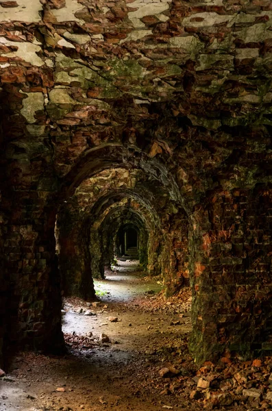 Abandonado Militar Tarakaniv Fort Sótanos Otros Nombres Dubno Fort Nueva —  Fotos de Stock