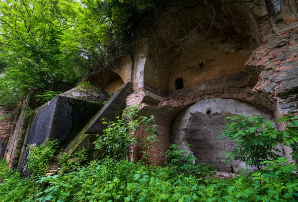 Opuszczony Fort Wojskowy Tarakaniw Inne Nazwy Fort Dubno Nowa Twierdza — Zdjęcie stockowe