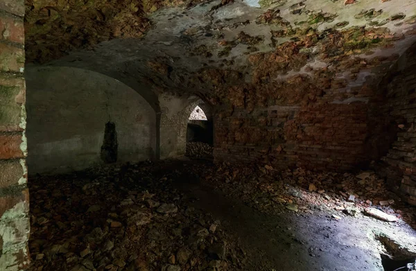 Caves Abandonadas Forte Tarakaniv Militar Outros Nomes Forte Dubno Fortaleza — Fotografia de Stock