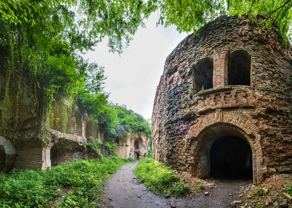 Opuszczony Fort Wojskowy Tarakaniw Inne Nazwy Fort Dubno Nowa Twierdza — Zdjęcie stockowe