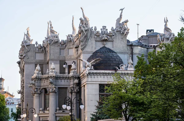 Hus Med Chimaeras Eller Horodecki House Kiev Centrum Ukraina Huvudstad — Stockfoto