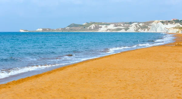 Playa Xi vista de la mañana (Grecia, Cefalonia ). — Foto de Stock