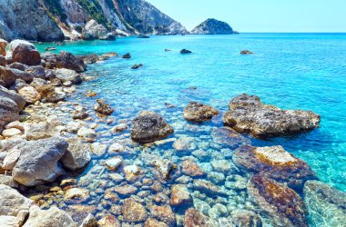Petani beach (kefalonia, Yunanistan)