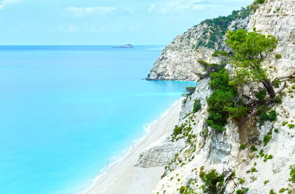 Egremni strand (lefkada, Griekenland) — Stockfoto