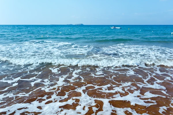Xi beach morning view (Griechenland, kefalonia). — Stockfoto