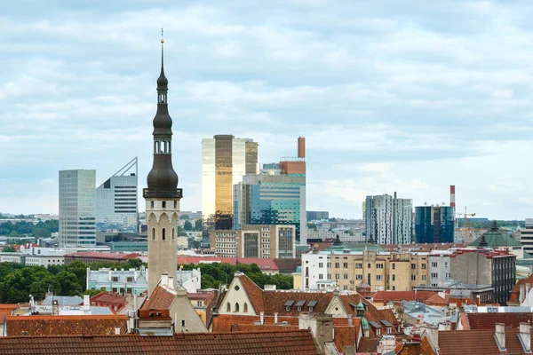 Tallinn városra nyári — Stock Fotó