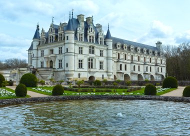 Chateau Chenonceau veya bayanlar Castle (Fransa).