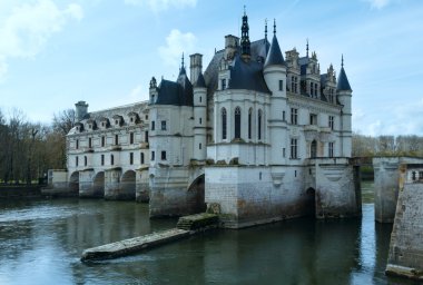 Chateau Chenonceau veya bayanlar Castle (Fransa).