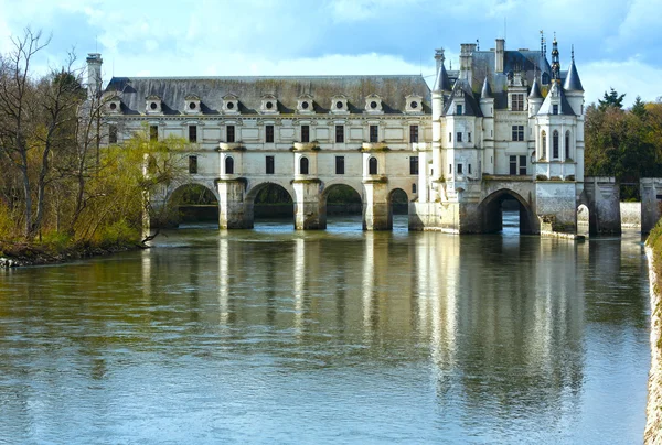 Chateau Chenonceau veya bayanlar Castle (Fransa). Stok Fotoğraf