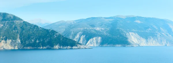 Panorama estivo del mare (Grecia, Cefalonia ). — Foto Stock