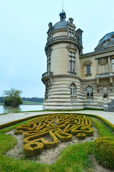 Chateau de Chantilly (Франция) ). — стоковое фото