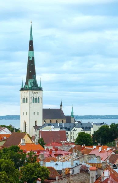 Tallinn Cidade vista de verão — Fotografia de Stock