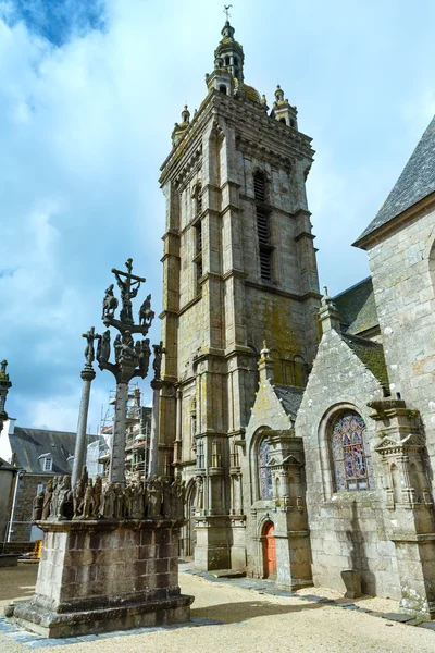 The parish of Saint-Thegonnec, Brittany, France. — Stock Photo, Image