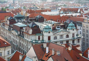 Prag (Çek Cumhuriyeti) gece görüş. 