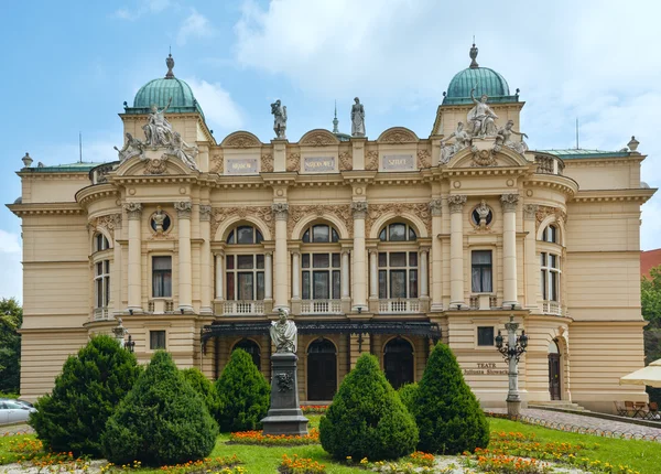 Teatr Juliusza Słowackiego w Krakowie, Polska. — Zdjęcie stockowe