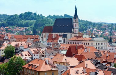 St. Vitus kilisede Cesky Krumlov (Çek Cumhuriyeti)