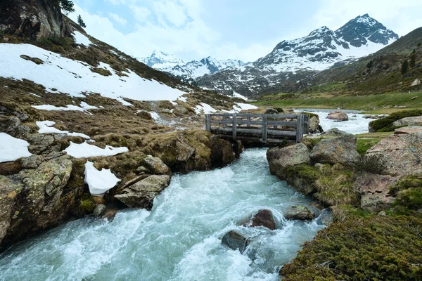 Estate Alpi paesaggio montano (Austria ). — Foto Stock