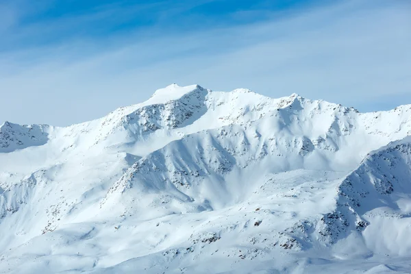 Kronplatz Alpy zimní pohled (Rakousko) — Stock fotografie