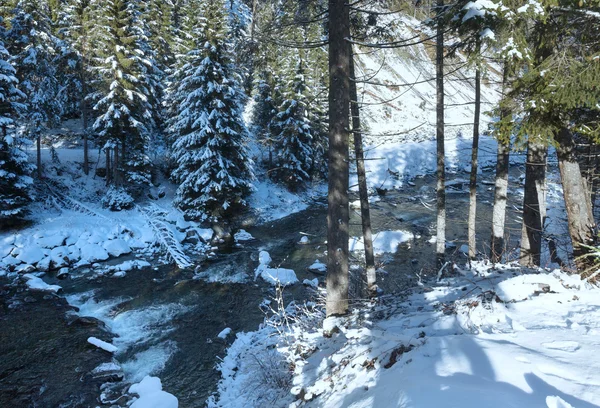 Winter river. — Stock Photo, Image