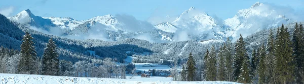 Vinter bergspanorama (Österrike, Tirol) — Stockfoto