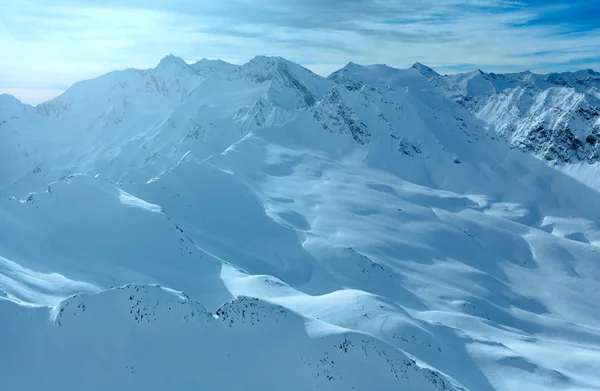 Dolomiten Alpen winter weergave (Oostenrijk) — Stockfoto