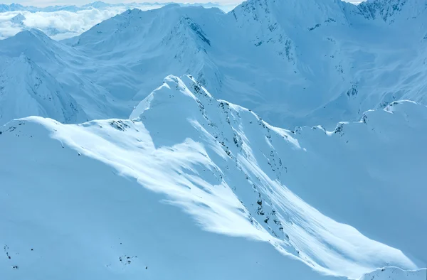 Vue sur la montagne d'hiver (Autriche ) — Photo