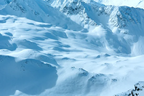 Vinter bergsutsikt (Österrike) — Stockfoto