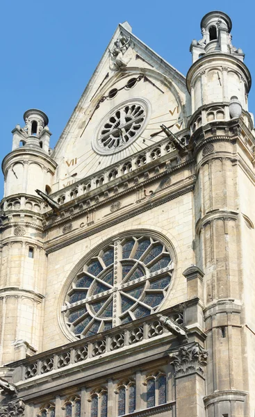 Kościół St Eustachy, Paryż. — Zdjęcie stockowe