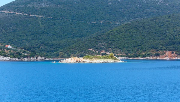 Vue mer été depuis le ferry (Grèce ) — Photo