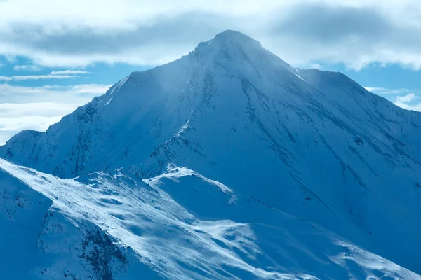 Silvretta Alpen winter weergave (Oostenrijk). — Stockfoto