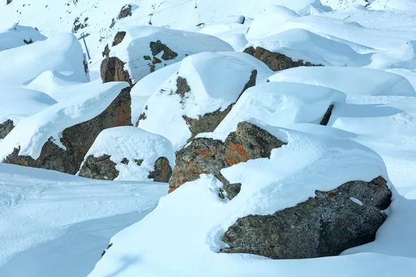 Paisaje de montaña de invierno. — Foto de Stock