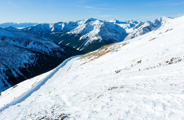 Kasprowy Wierch στο δυτικό Tatras. Άποψη του χειμώνα. — Φωτογραφία Αρχείου