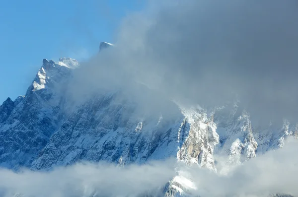 Inverno paisagem montanhosa (Áustria, Tiroler Alpen ). — Fotografia de Stock