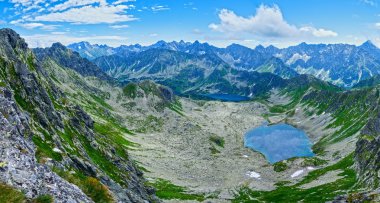 Yaz tatra mountain panorama, Polonya