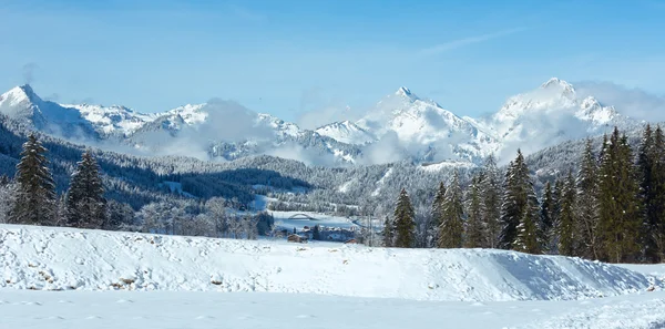 Paysage hivernal de montagne (Autriche, Tyrol ) — Photo