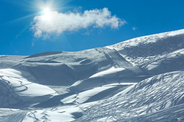 Silvretta Alpes vista de invierno (Austria ). —  Fotos de Stock