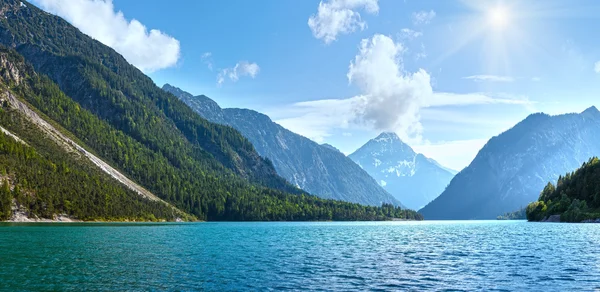 Plansee summer panorama (Austria). — Stock Photo, Image