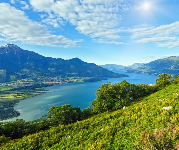 Vista Lago de Como (Itália ) — Fotografia de Stock