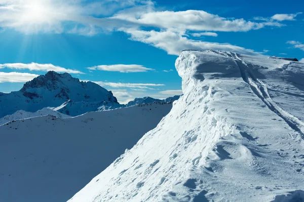 Silvretta 阿尔卑斯山冬季视图 (奥地利). — 图库照片