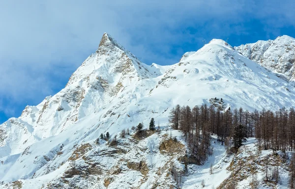 Samnaungroep Winters aanblik (Swiss). — Stockfoto