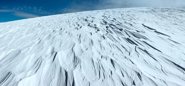 Vintern bergets topp — Stockfoto