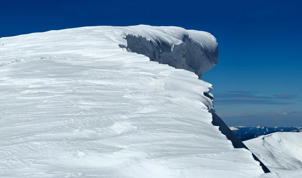 Inverno topo da montanha . — Fotografia de Stock