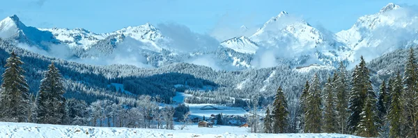 Зимняя горная панорама (Австрия, Тироль ) — стоковое фото