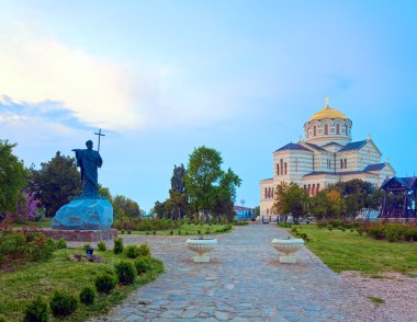 Akşam St Vladimir Cathedral Kilisesi (Chersonesos, Sevastopol)
