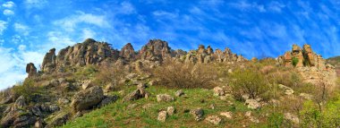 Stony Demerdzhi Mountain panorama (Crimea, Ukraine) clipart