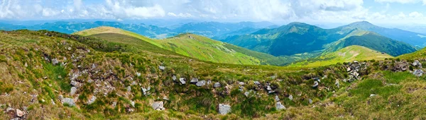 Панорама летних гор — стоковое фото