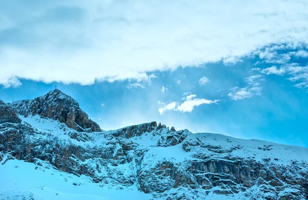 Silvretta Alperna vinter vy (Österrike). — Stockfoto