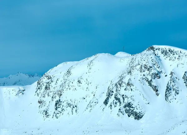 Silvretta Alpes vista de invierno (Austria ). — Foto de Stock