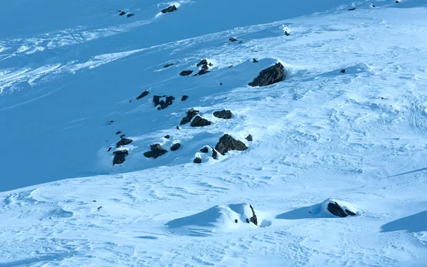 Winter berghelling. — Stockfoto
