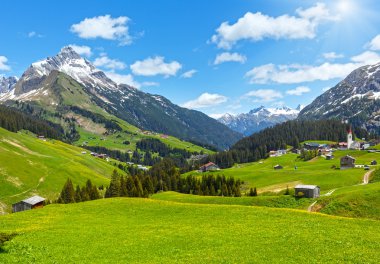 Alp görünümü (vorarlberg, austria)